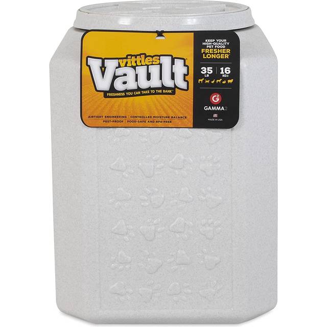 Gamma2 vittles vault airtight dog food storage container - fits up to 35 pounds