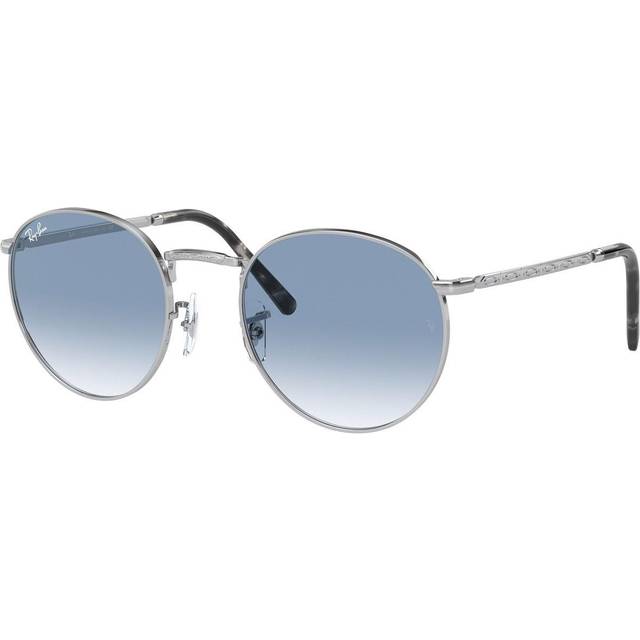 Ray-Ban New Round RB 3637 003/3F, ROUND Sunglasses, UNISEX, available with prescription - Silver