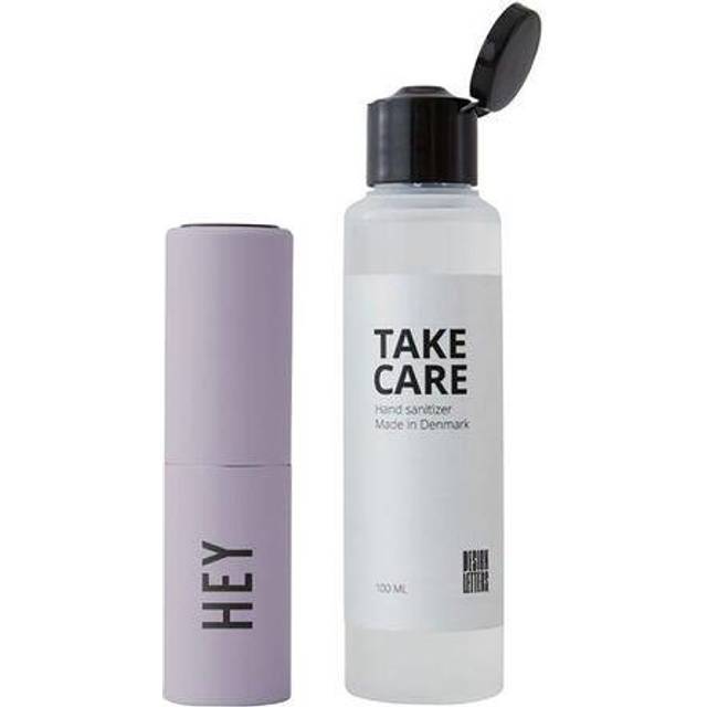 Design Letters Take Care Hand Sanitizer Set Hey Lavender 2-pak