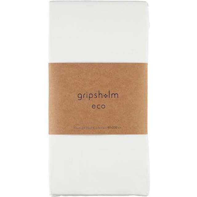 Gripsholm Kuvertlakan Percale Vit 180x200