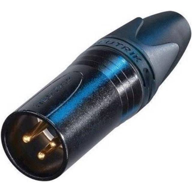 XLR Neutrik NC3MXX-BAG, XLR Stecker, male schwarz