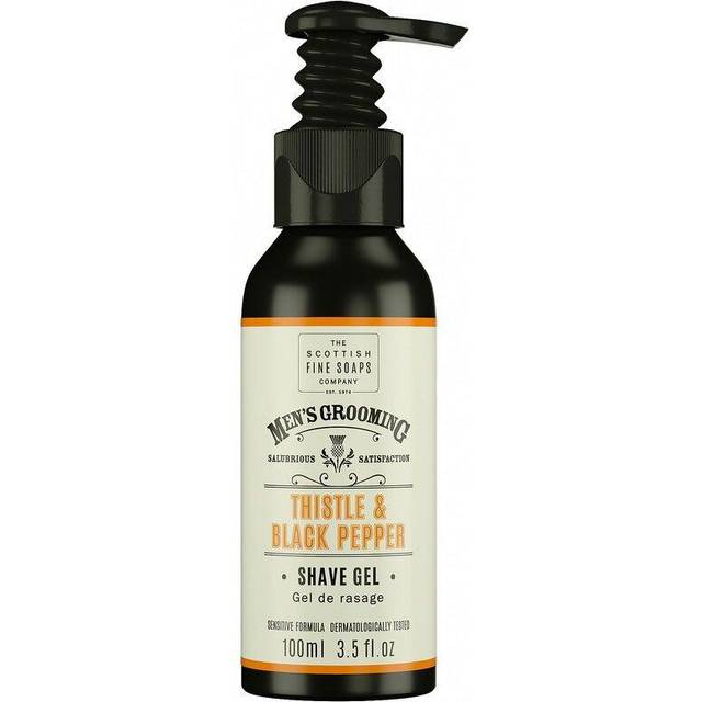 Scottish Fine Soaps Thistle and Black Pepper Shave Gel 100ml