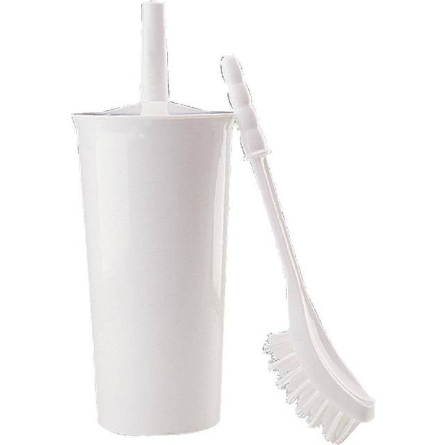 Jantex Toilet Brush and Holder White
