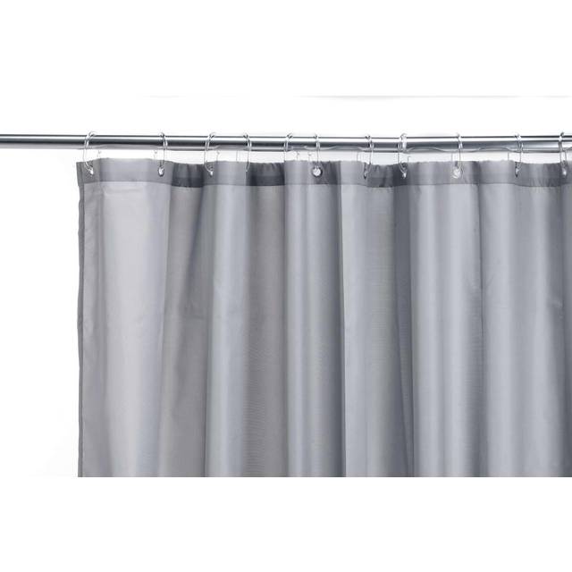 Croydex Textile Shower Curtain - Grey
