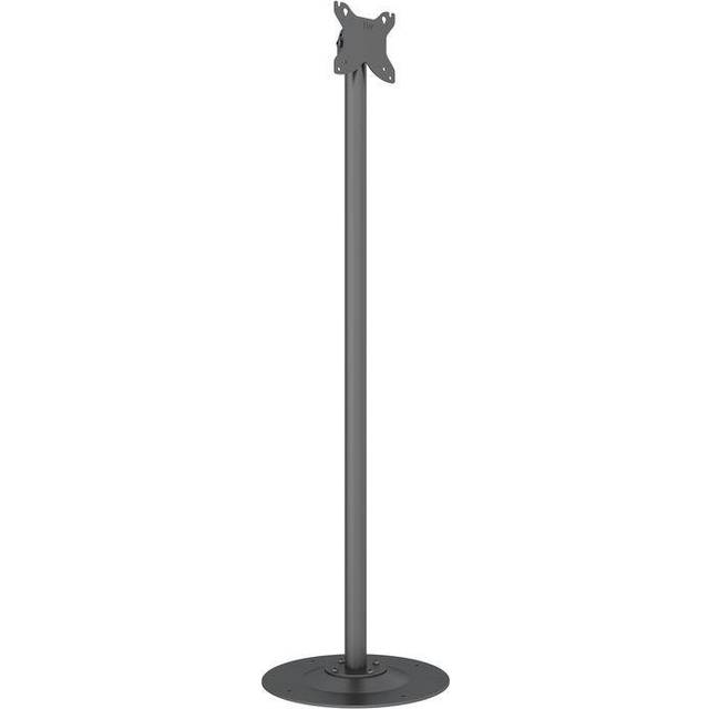 Multibrackets M Pro Single Pole Floorbase - Monteringskomponent (golvställ) - för surfplatta - stål - svart - skärmstorlek: 7"-30"