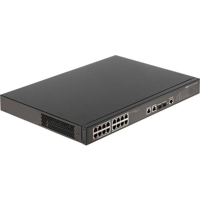 Dahua PFS4218-16ET-240-V3 16-port 100 Mbps + 2-port Gigabit Managed PoE Switch
