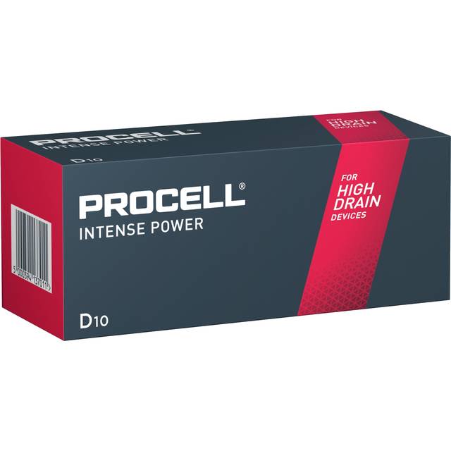 PROCELL Intense - Batteri 10 x D - Alkalisk