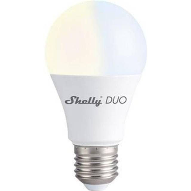 Shelly LED-Lampe Duo E27, 9 W, 800 lm, EEK F, dimmbar, 1 Stück (1er Pack)