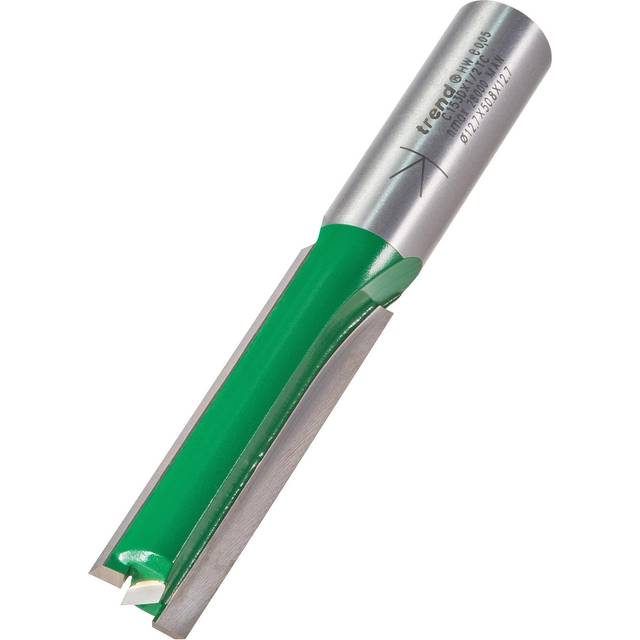 Trend C153DX1/2TC C153D x 1/2 TCT Two Flute Cutter 12.7mm x 50mm