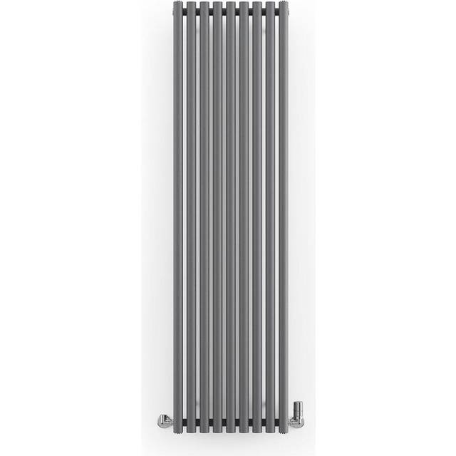 Terma Rolo Room Wgror180048 Kdgruc01 Modern Grey Horizontal Or Vertical Designer 3515Btu Radiator, (W)480mm X (H)1800mm - One Size