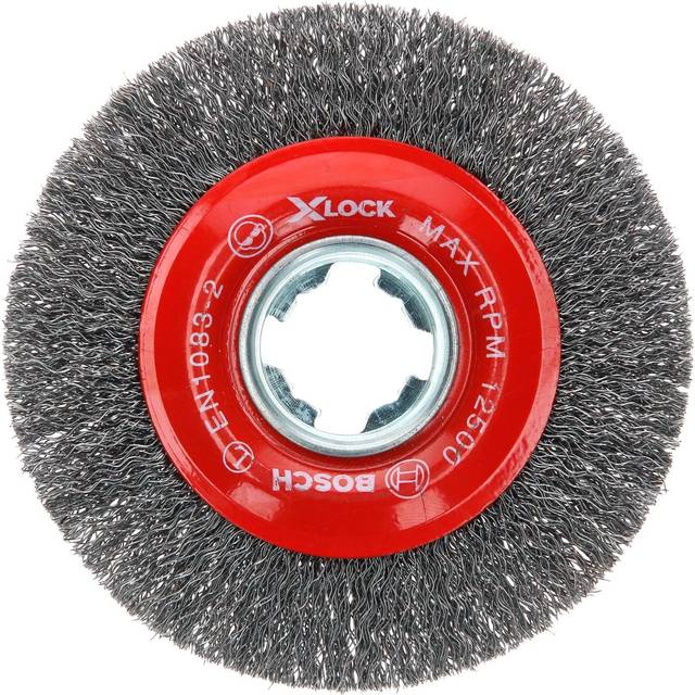 Bosch 2608620732 X-LOCK Disc Brush 115mm 0.3mm Metal Cleaning Tool