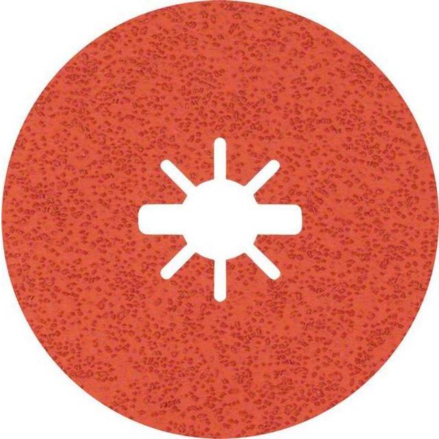 Bosch EXPERT Stainless Steel Prisma Ceramic Fibre Disc 125 x 22.23mm 36G (25 Pack)