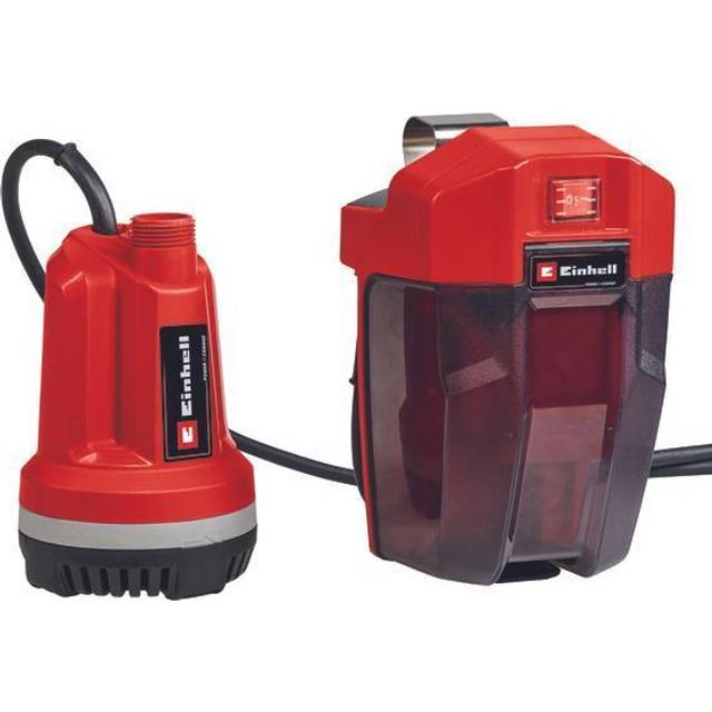 Einhell PXC 18V Cordless Clear Water Pump Body Only in Red Plastic