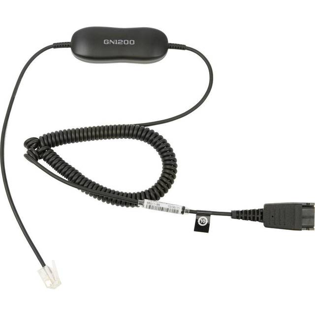 Jabra GN 1200 CC Data Transfer Cable Quick Disconnect to RJ-10