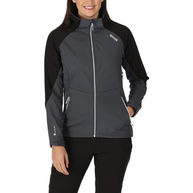Regatta Womens Desoto VIII Warm Backed Softshell Coat - Blue - Size 10 UK