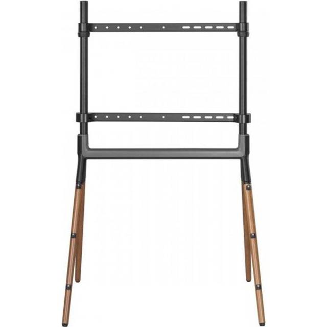 Tv floor stand universal vesa 40kg led lcd qled oled plasma 49"-70" loft walnut