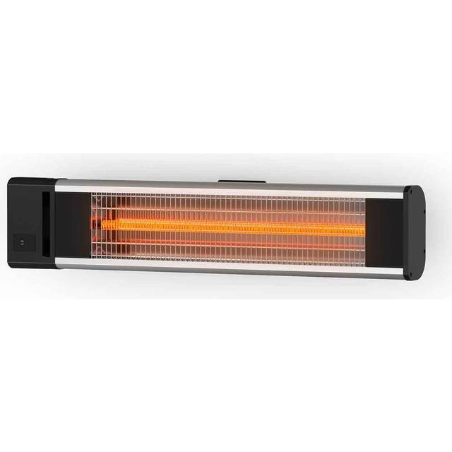 Swan Wall Mounted Patio Heater - Silver/Black