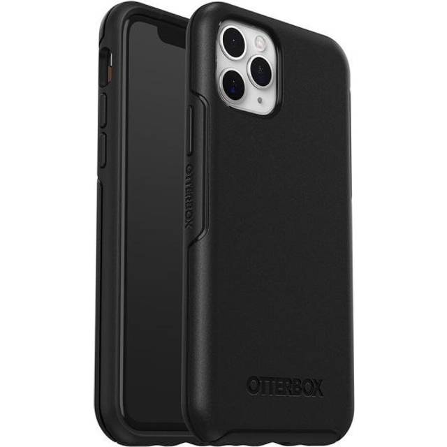 OtterBox Symmetry skal för iPhone 11 Pro, stöttåligt, fallsäkert, skyddande tunt skal, testad till militärstandard x3, Svart, Utan Förpackning