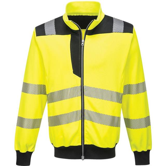 Portwest PW3 Hi-Vis Sweatshirt - Yellow/Black - 3XL