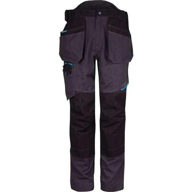 Mens portwest work trousers t702 - wx3 durable tough short leg holster pants