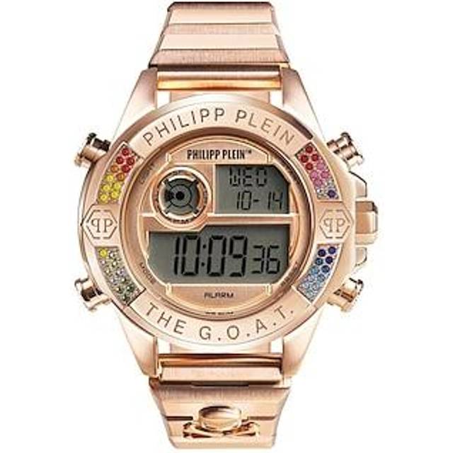 Philipp plein rose gold womens digital watch the g.o.a.t. pwfaa0721