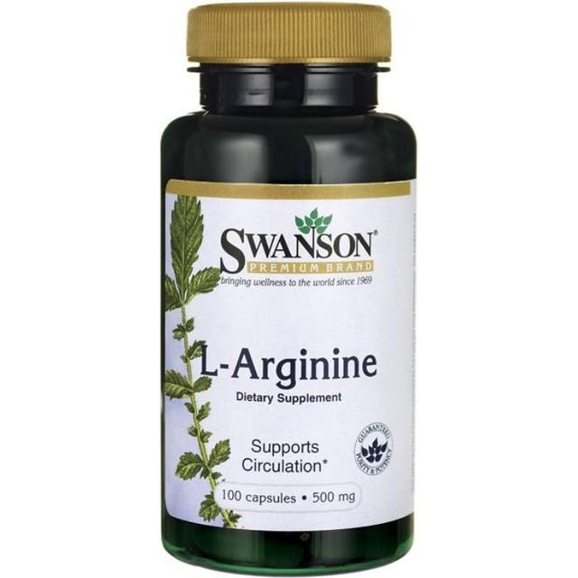 Swanson  L-Arginine  500 mg  100 Capsules