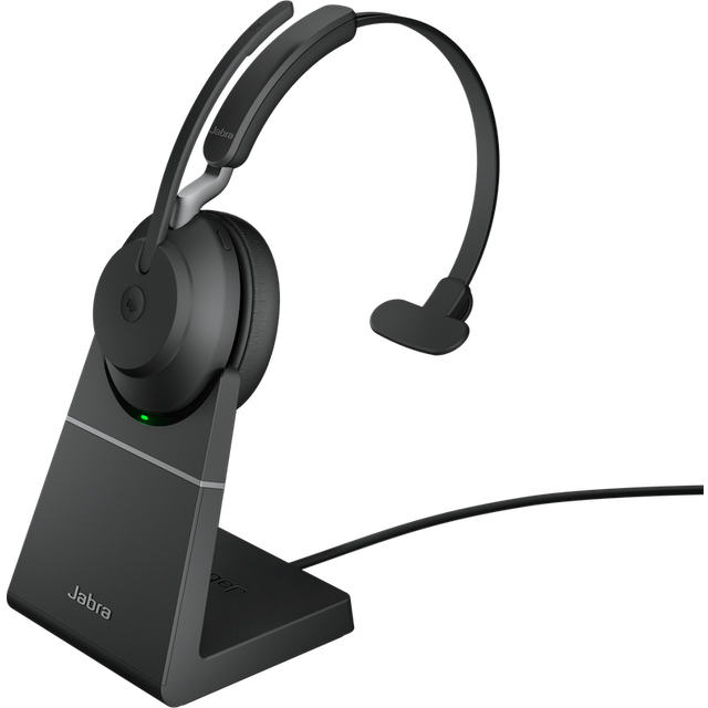 Jabra Evolve2 65 UC Mono USB-A Black med Headset Holder