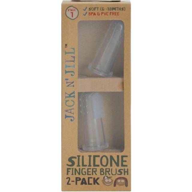 Jack N' Jill Silicone Finger Brush (2 Pack) 6-18 months