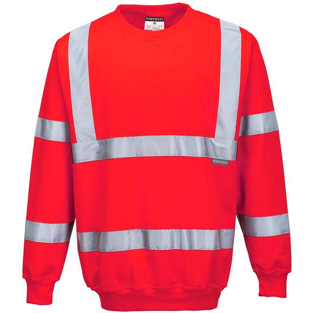 Portwest Hi-Vis Sweatshirt - Red - 3XL