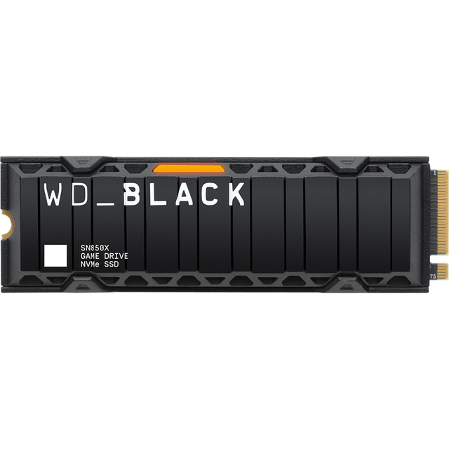 WD Black SN850X 1TB Kylfläns M.2, NVMe