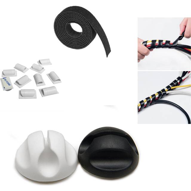 Kabelhållare Kit Vit