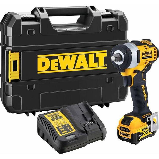 "Dewalt Dewalt DCF901P1 12V XR Brushless 1/2"" Impact Wrench (1 x 5.0Ah Battery) D"