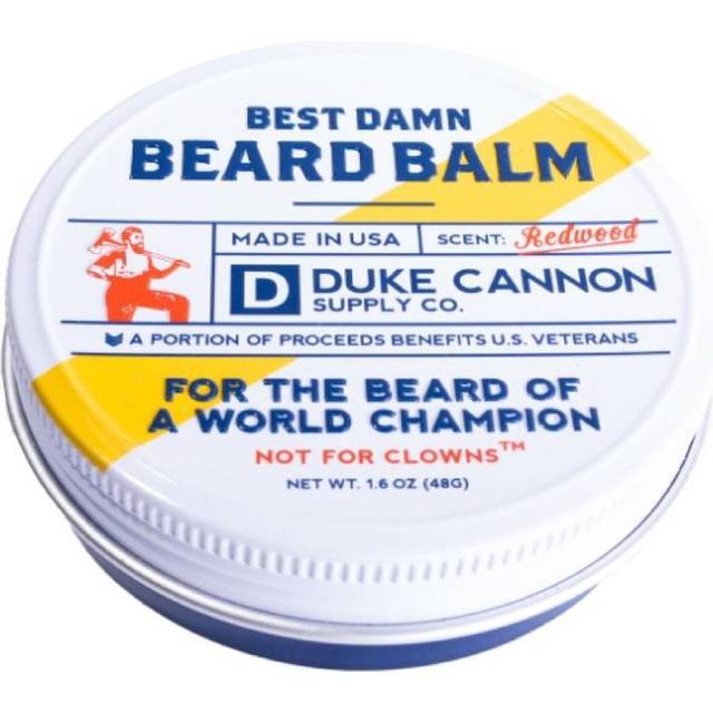 Duke Cannon Best Damn Beard Balm Redwood 1.6 oz