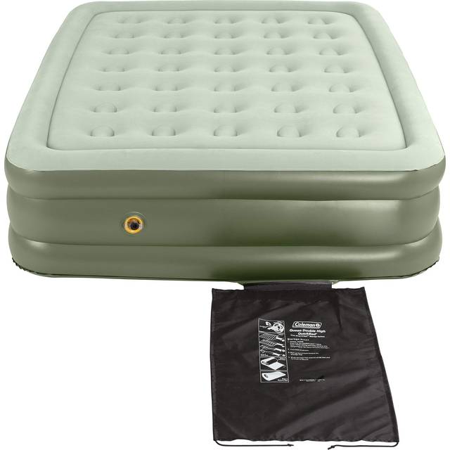Coleman Air Mattress | Double-High SupportRest Air Bed for Indoor or Outdoor Use , Green