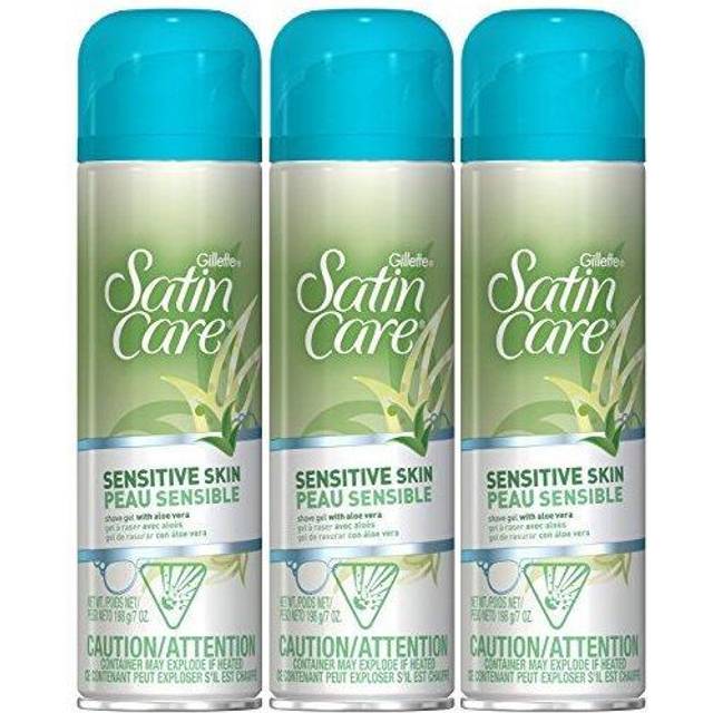 Gillette Satin Care Shaving Gel Sensitive  7 oz