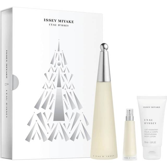 Issey Miyake L'Eau d'Issey Eau de Toilette Spray 100ml Body Lotion 50ml, EDT 10ml