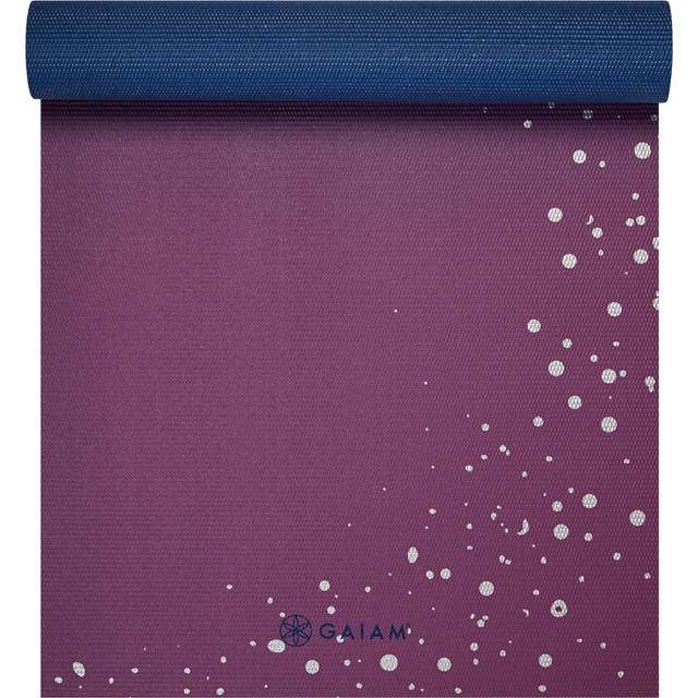 Yoga Mat Premium Print Extra Thick Non Slip Exercise & Fitness Mat for All Types of Yoga, Pilates & Floor Workouts, Sublime Sky, 6mm