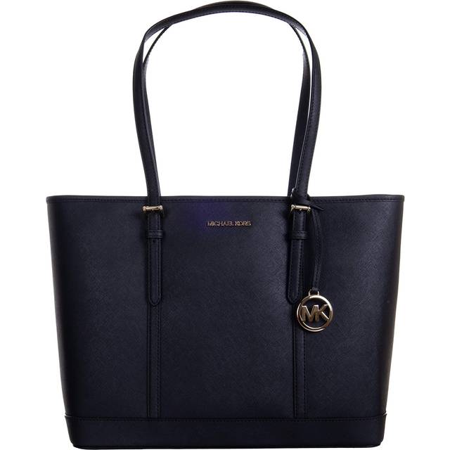 Michael kors bag handbag jet set travel lg tz shoulder tote black, gold