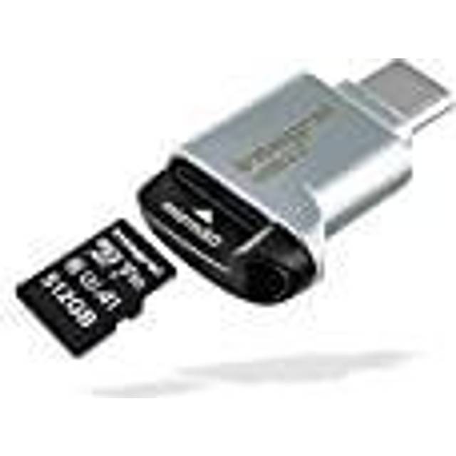 Micro SD USB2.0 Type-C Memory Card Reader Adapter - Compact, Works with PC & Mac and Compatible with High Speed UHS-I interface: microSDHC UHS-I and