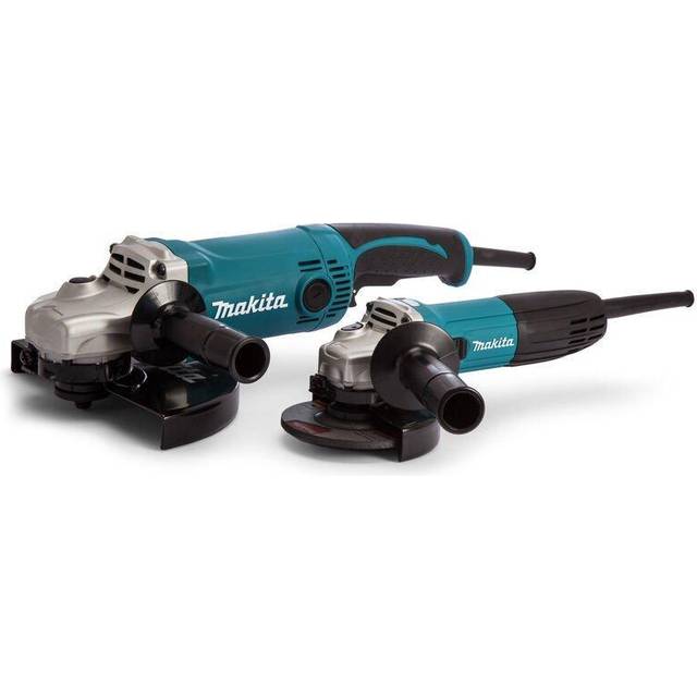 Makita DK0056Z1 230mm and 115mm Angle Grinder Twin Pack - Select Voltage - 240v