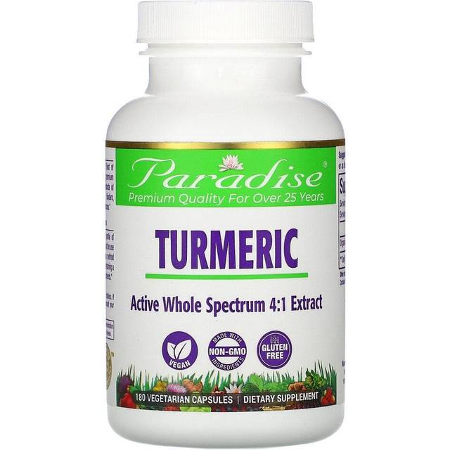 Paradise Herbs  Turmeric Extract  500 mg  180 Vegetarian Capsules