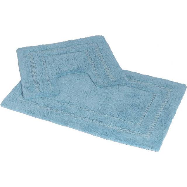 Pinnacle Bath Rug Set - Blue (50cm W)