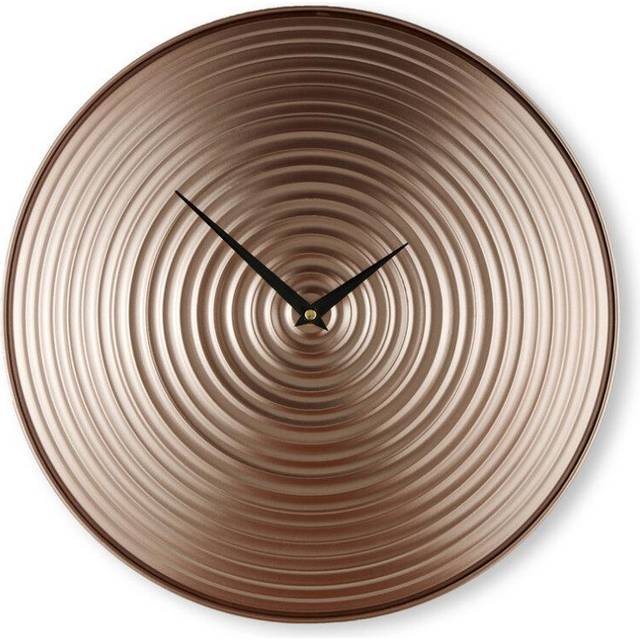 Art for the Home Rose Gold Whirl Clock Wall Art