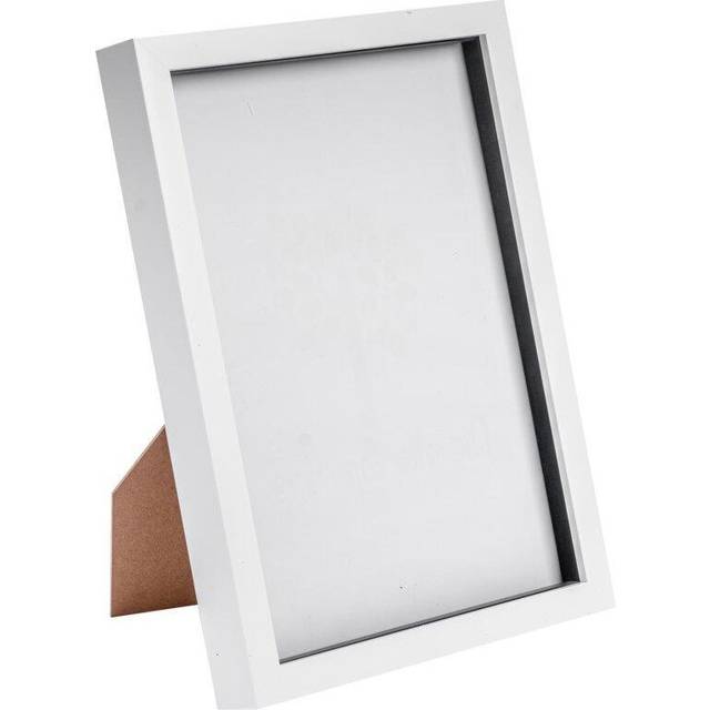 8" x 12" (A4) 3D Box Photo Frame - White