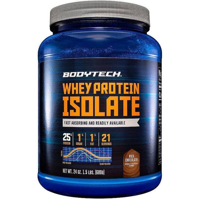 BodyTech  Whey Protein Isolate  Rich Chocolate  1.5 lbs (680 g)