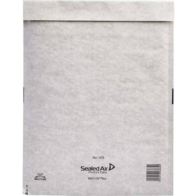 Mail Lite Plus Mailing Bag H/5 White Plain 270 (W) x 360 (H) mm Peel and Seal 124 gsm Pack of 50
