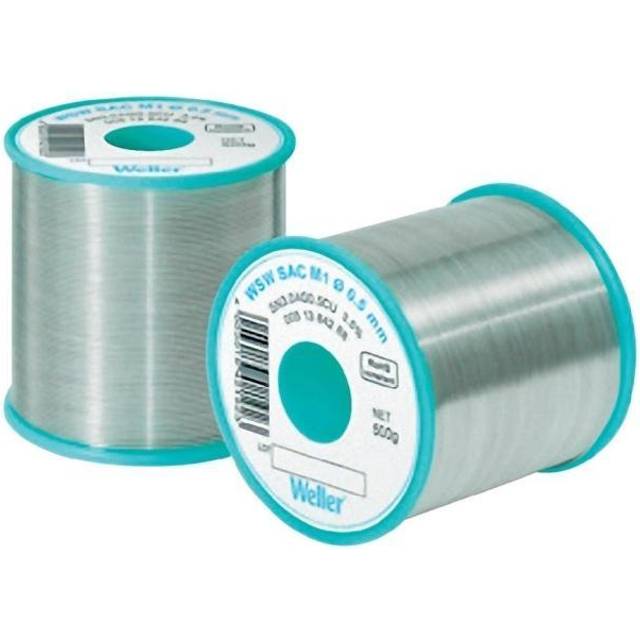 Weller T0051388299 WSW SAC M1 96.5/3/0.5 Solder Wire 0.5mm 100g