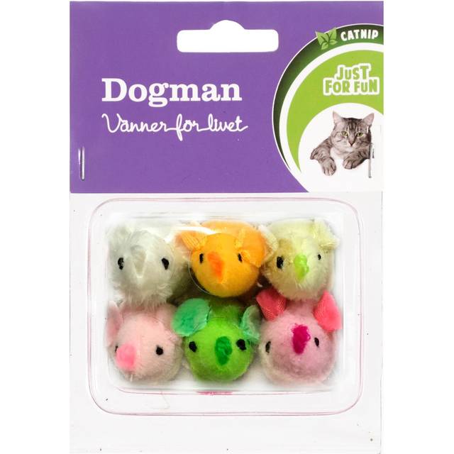 Dogman Leksak Möss 6p