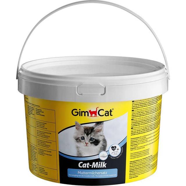 GimCat Cat-Milk modersmjölksersättning - Vitaminrik kattmjölk med taurin och kalcium - 1 hink (1 x 2 kg)