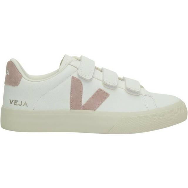 VEJA Recife Logo Chromefree Leather Extra White Babe Trainers Size: 40